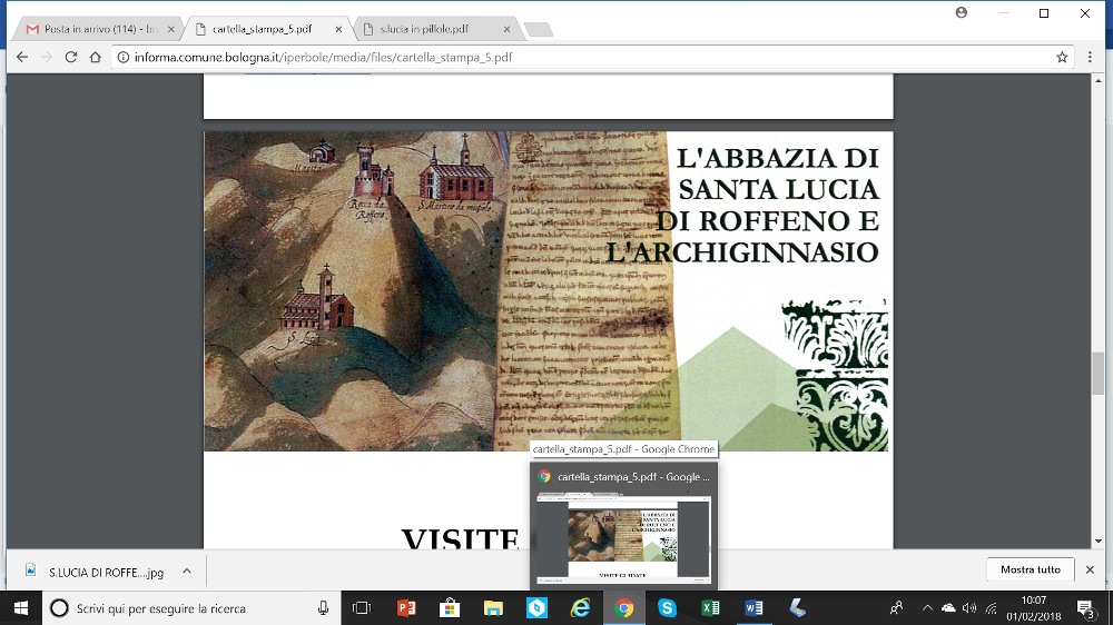 Storia e documenti dell�Abbazia longobarda di S.Lucia di Roffeno