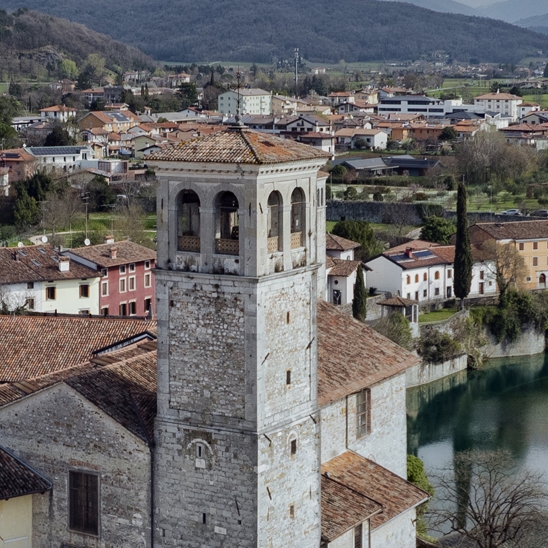 Complesso della gastaldaga con il Tempietto longobardo